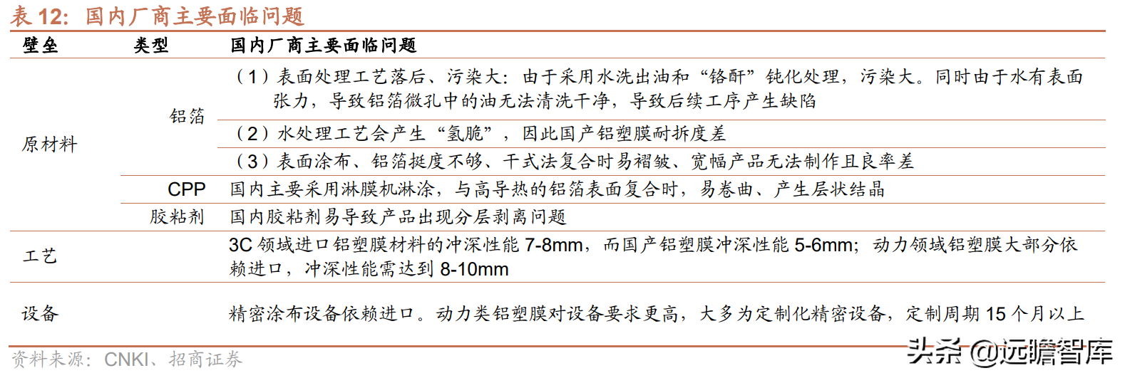 铝塑膜行业报告：国内企业取得工艺突破，国产替代迎来发展良机