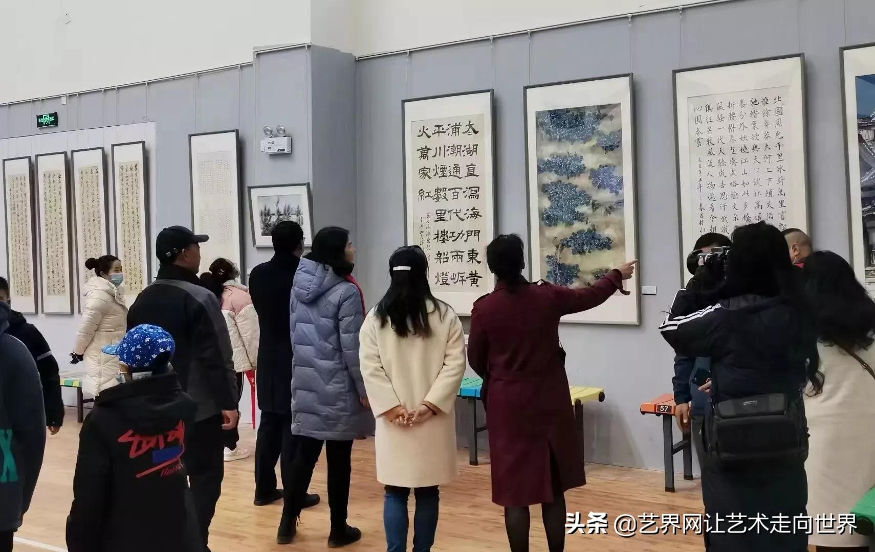 段昭南戏画作品参展上海浦东·云南剑川”迎新春书画摄影联展