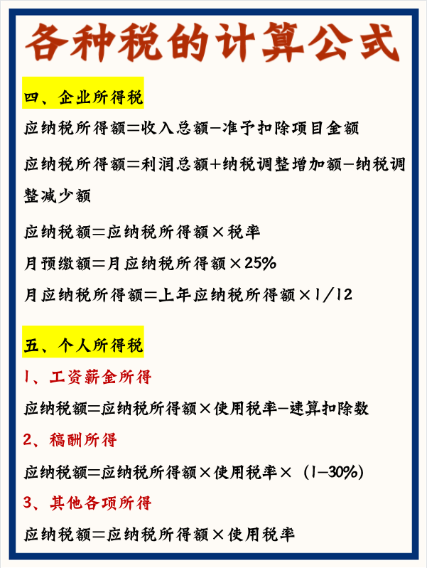 税费这样计算，会计小白也能轻松搞定！咱就是说一整个拿捏住了