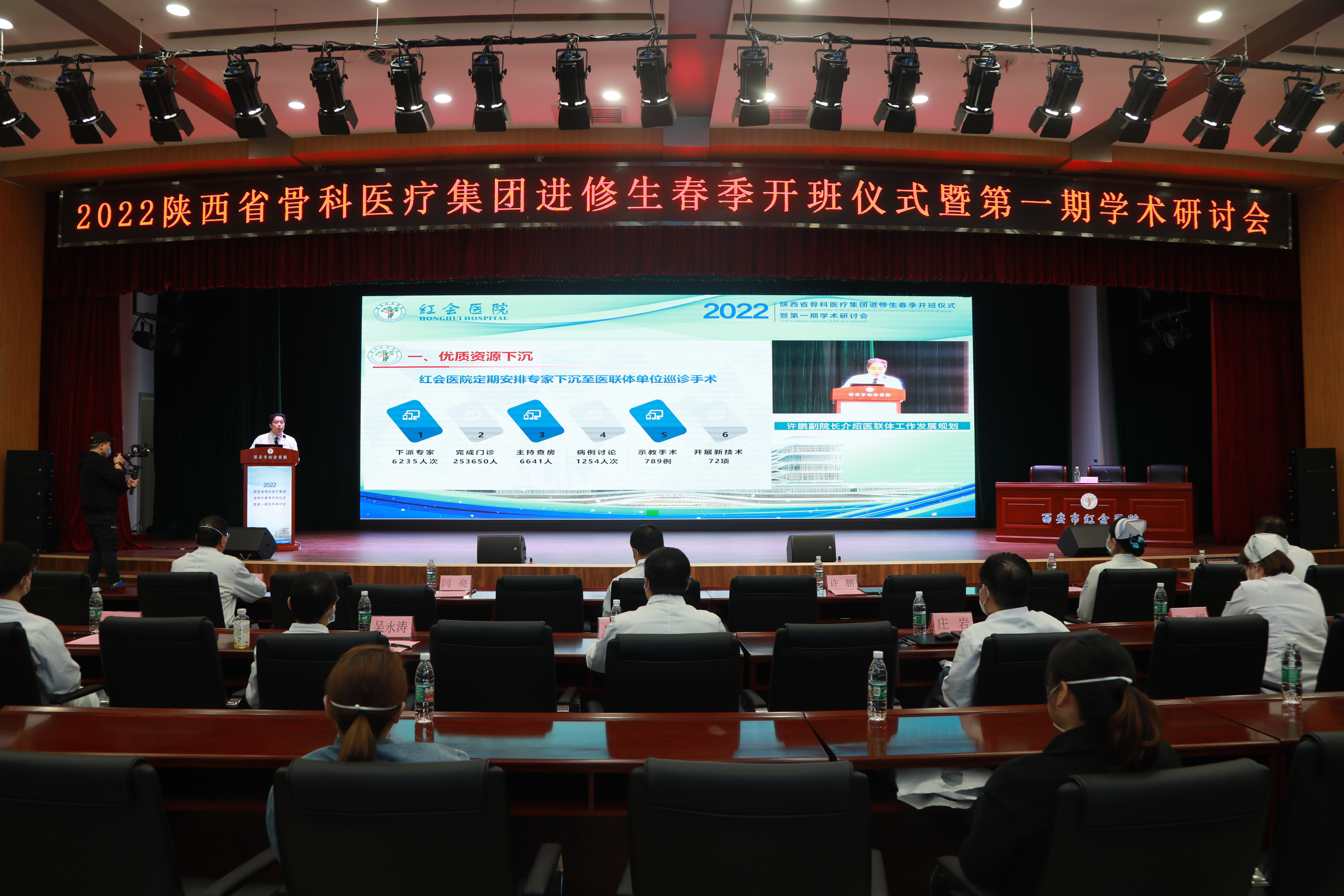 2022年陕西省骨科医疗集团进修生开班仪式暨学术会议成功举办