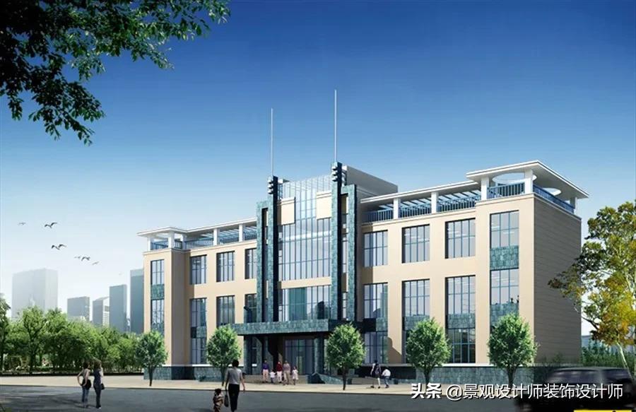 企业办公楼.设计案例效果图