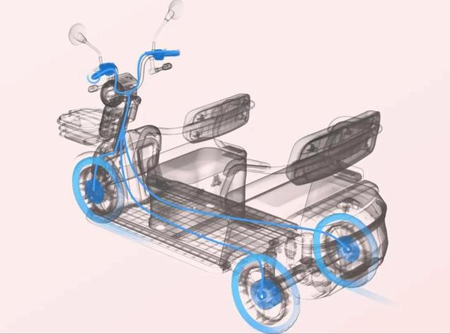 金彭推出2款电动小三轮，外观时尚，全国可上牌，适合老年人代步