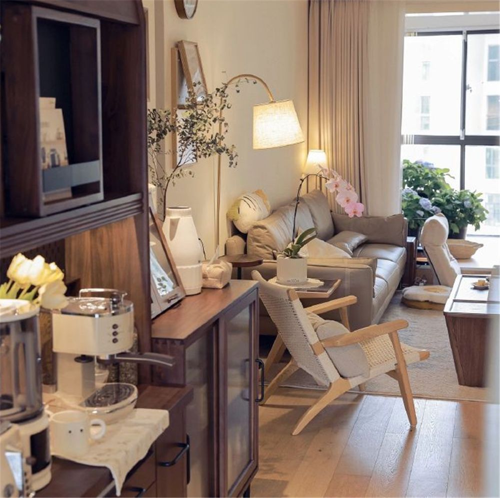 90后夫妻买下110㎡的家，倾尽所有装修成温暖原木风，太好看了吧