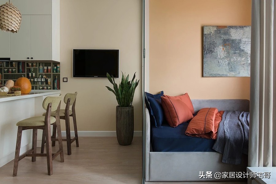 36岁小姐姐的独居生活：住36㎡公寓，配色让人赏心悦目，温馨舒适