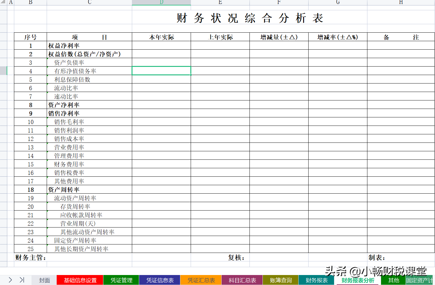 10年前的Excel财务做账系统，虽然功能都有，但没有再用它的兴趣