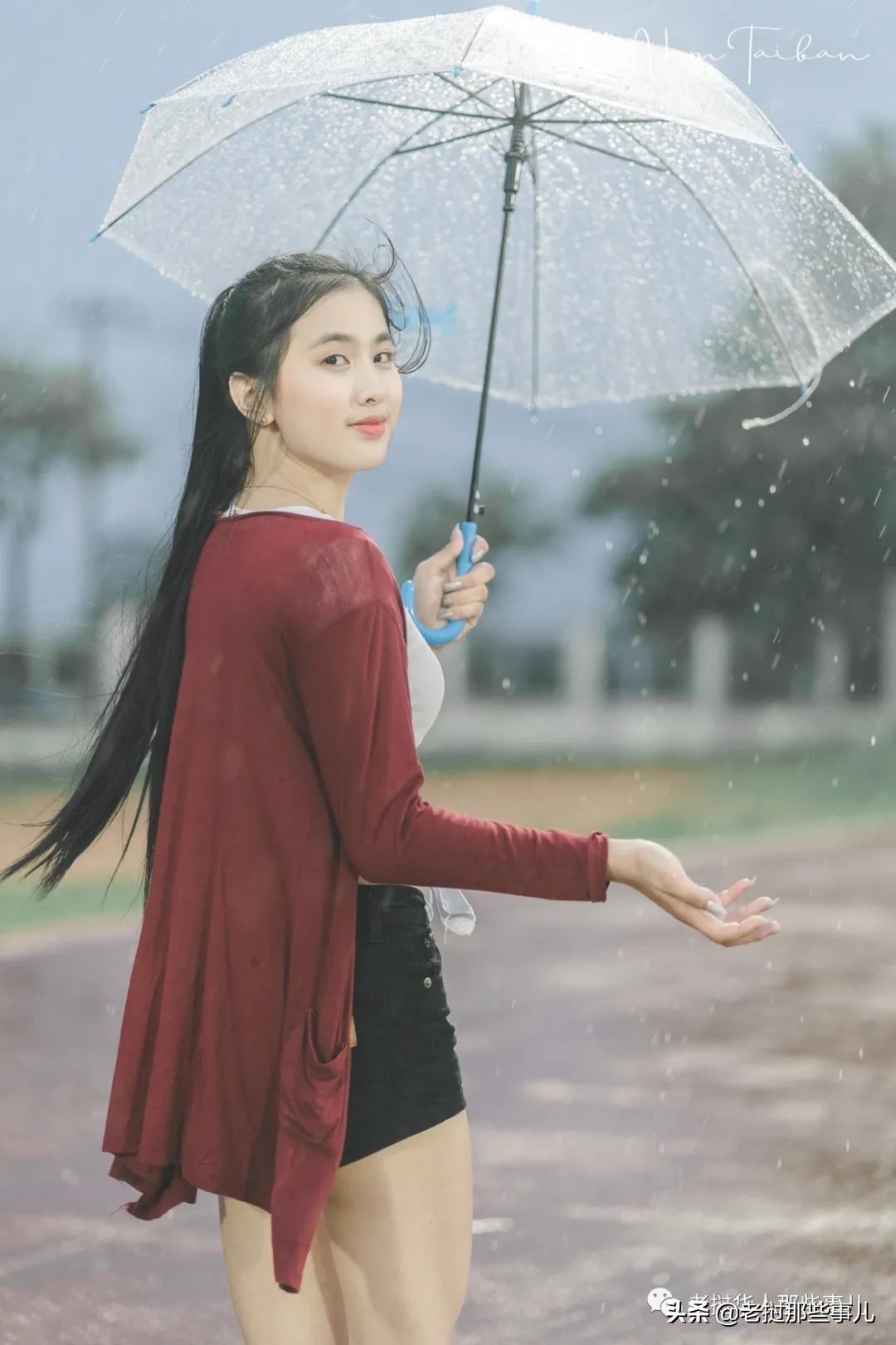 老挝水音小姐姐，三年前旧照翻出，超可爱