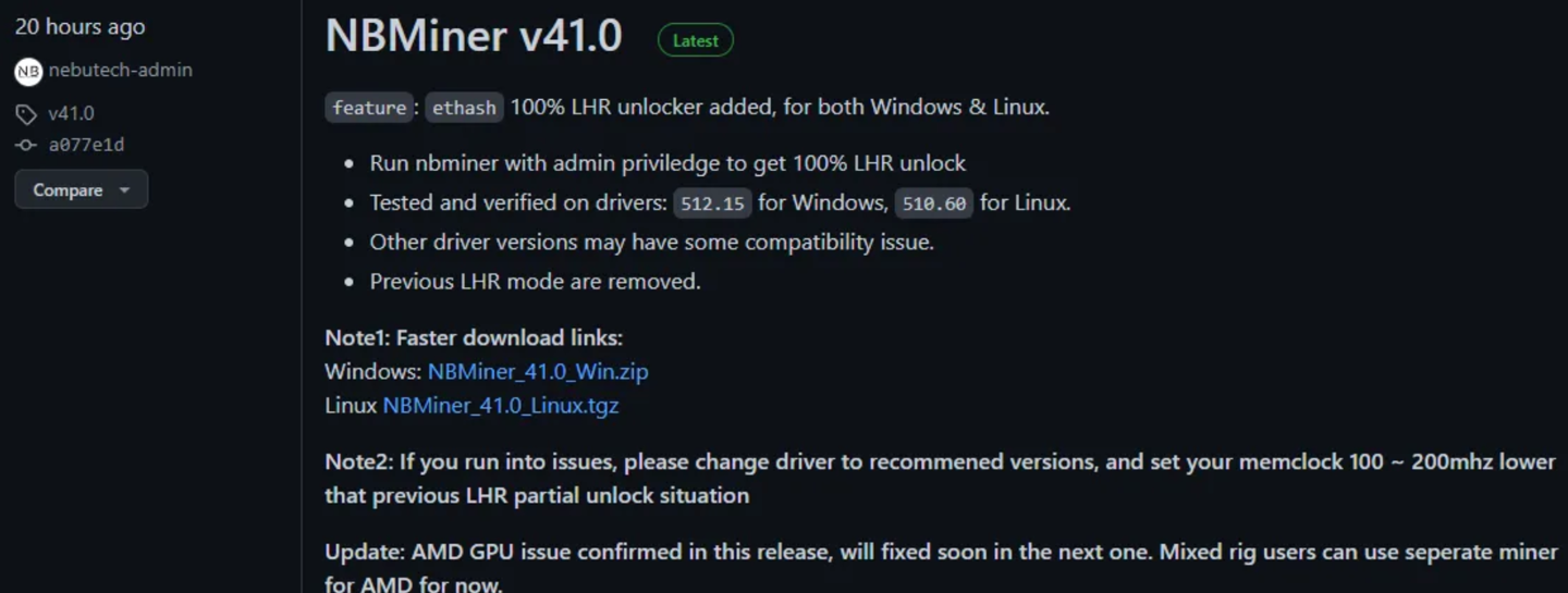 NBMiner 团队破解英伟达 RTX 30 显卡挖矿限制