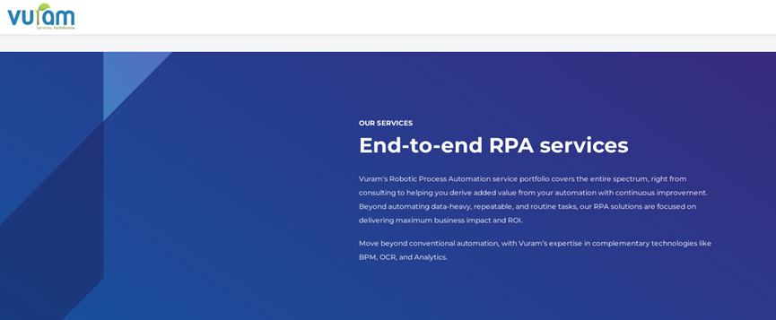 全球BPM领导者WNS以1.65亿美元，收购RPA厂商Vuram