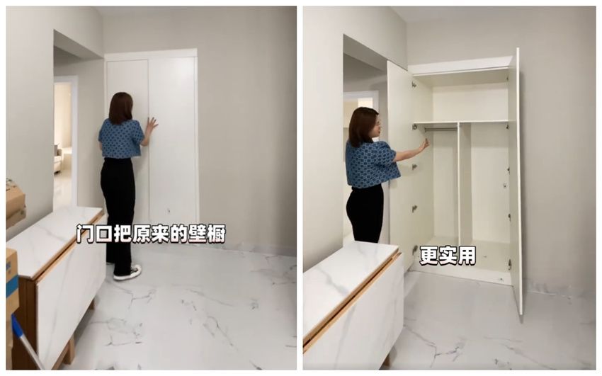 1家4口花8W将42㎡“手枪房”，爆改成通透2居室！住起来很舒服