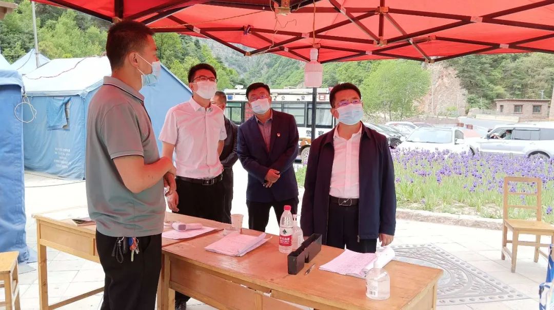 薛瑞麟检查指导部分乡镇近期重点工作开展情况