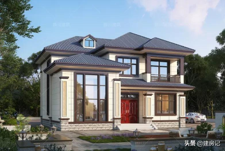3款二层四川农村别墅,外观精美,中国风风靡全球,好房子传百年