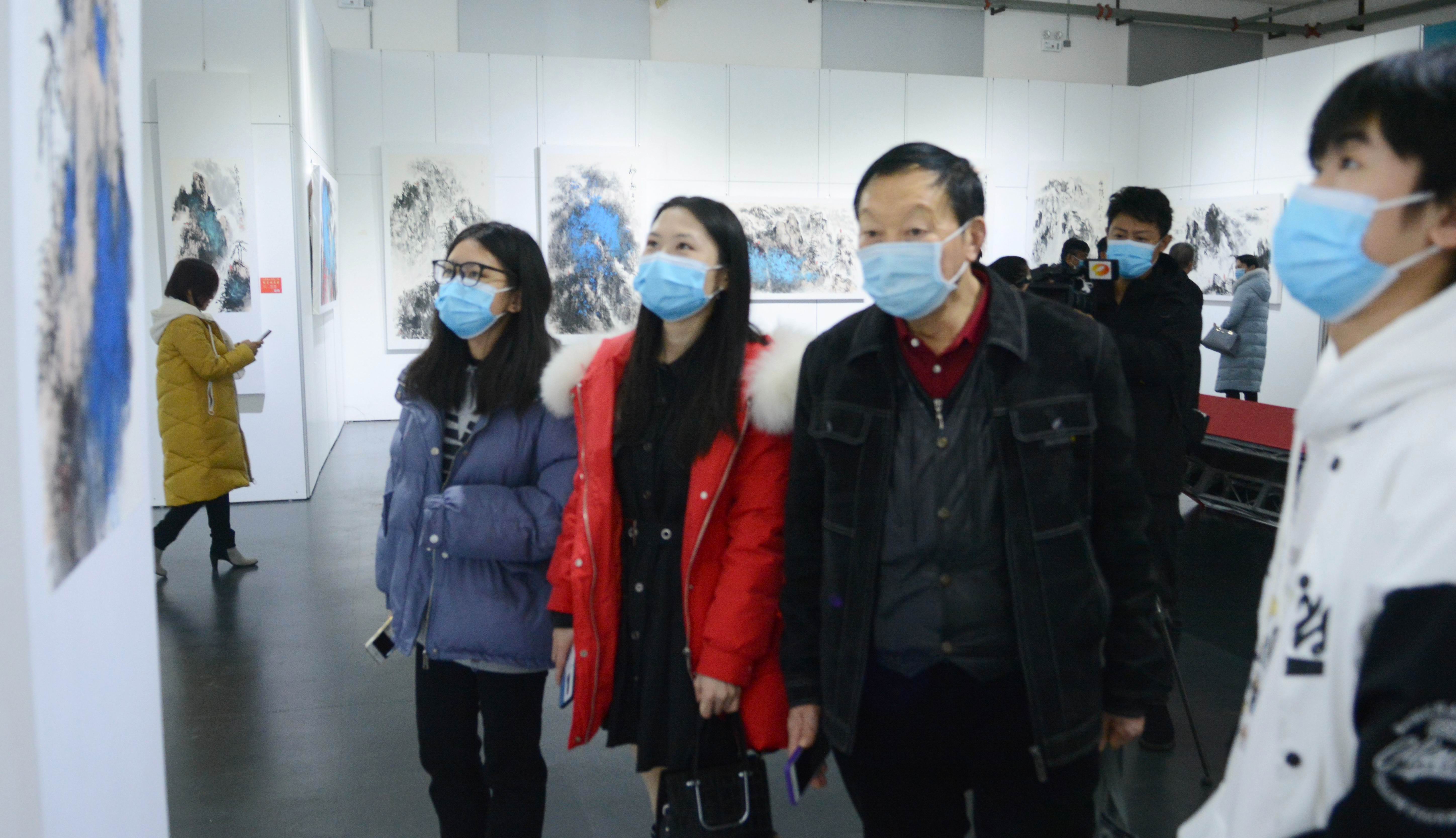 新年首个画展“仁者乐山·翰墨流传刘善明画展”湖南国画馆启幕