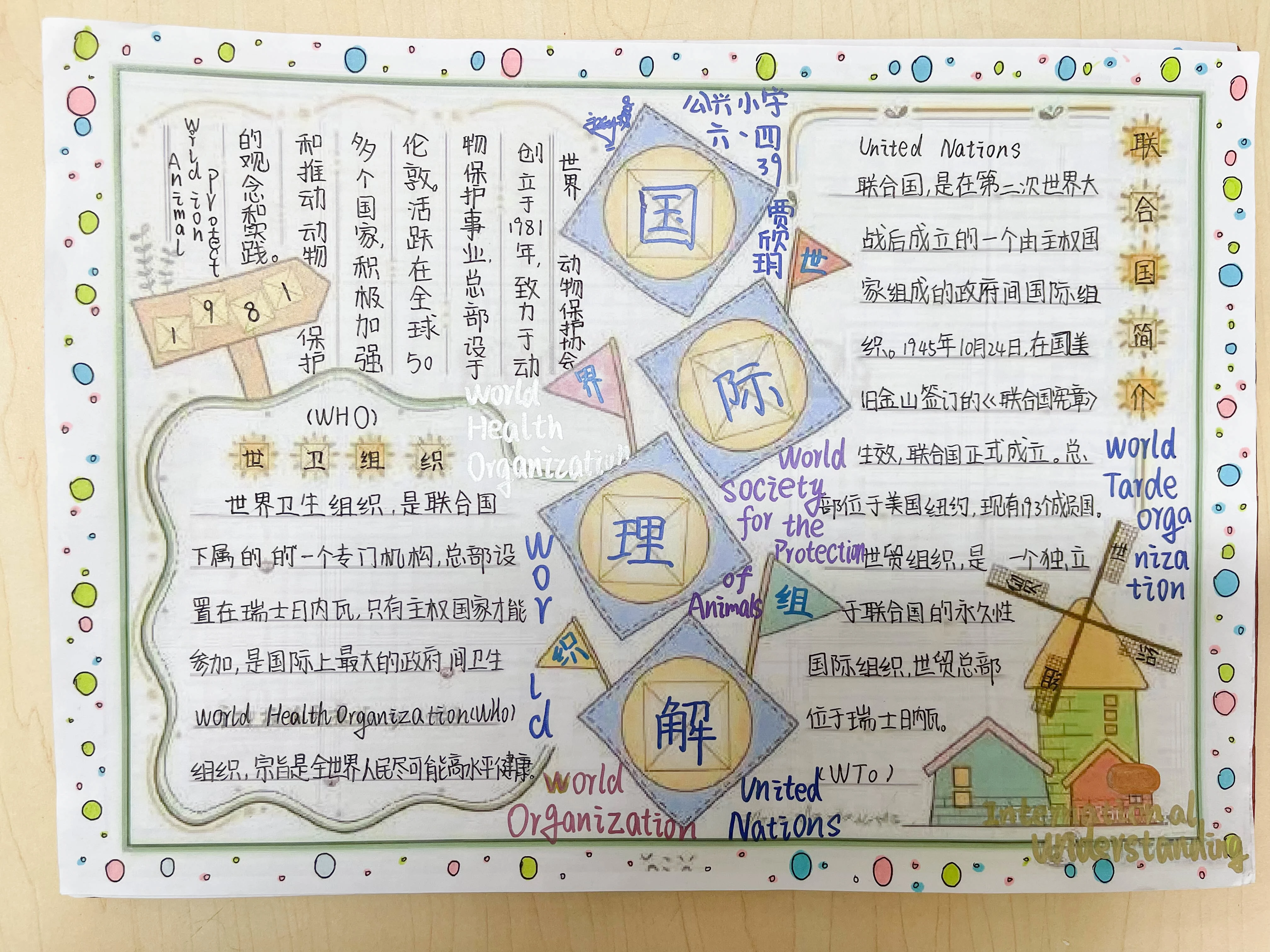 童眼看世界 童心创未来——公兴小学开展国际理解教育主题活动