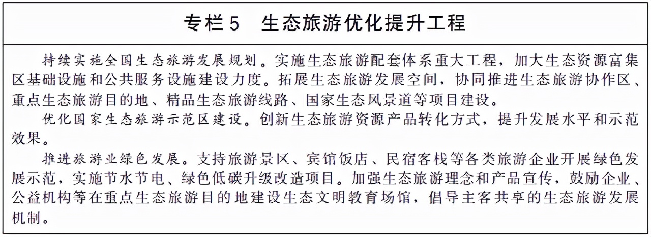 國務院關于印發“十四五”旅游業發展規劃的通知