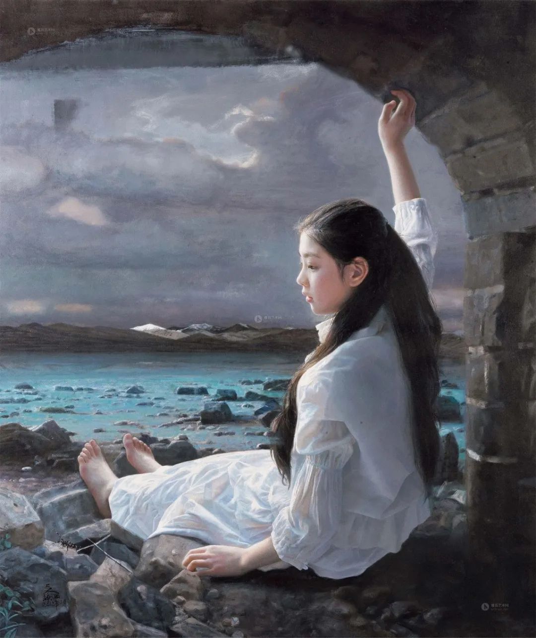 吴静涵笔下的少女，如此清纯