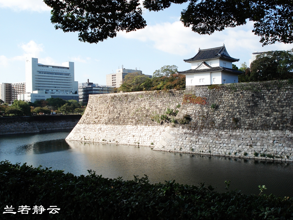 日本大阪旅游，逛“心斋桥”步行街，看大阪古城与街景