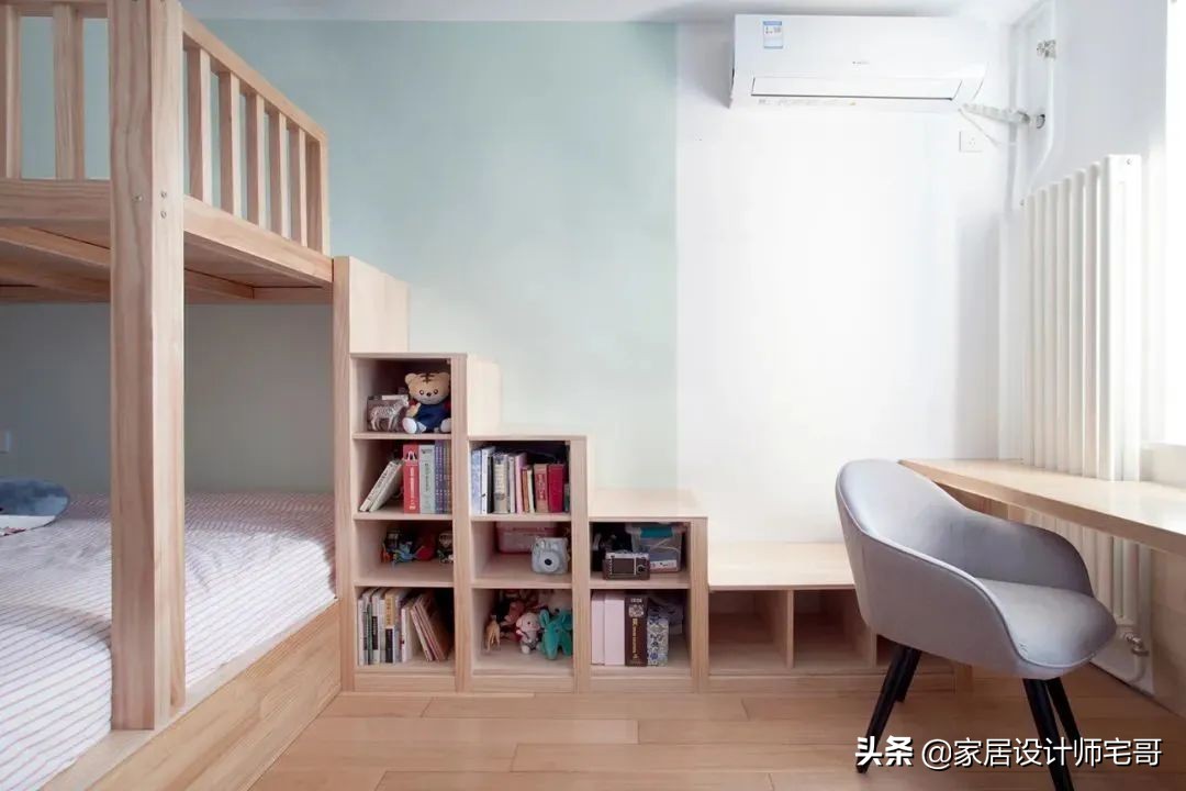 北京一家3口的50㎡小家，奇葩户型大改造，装修不豪华，但很温馨