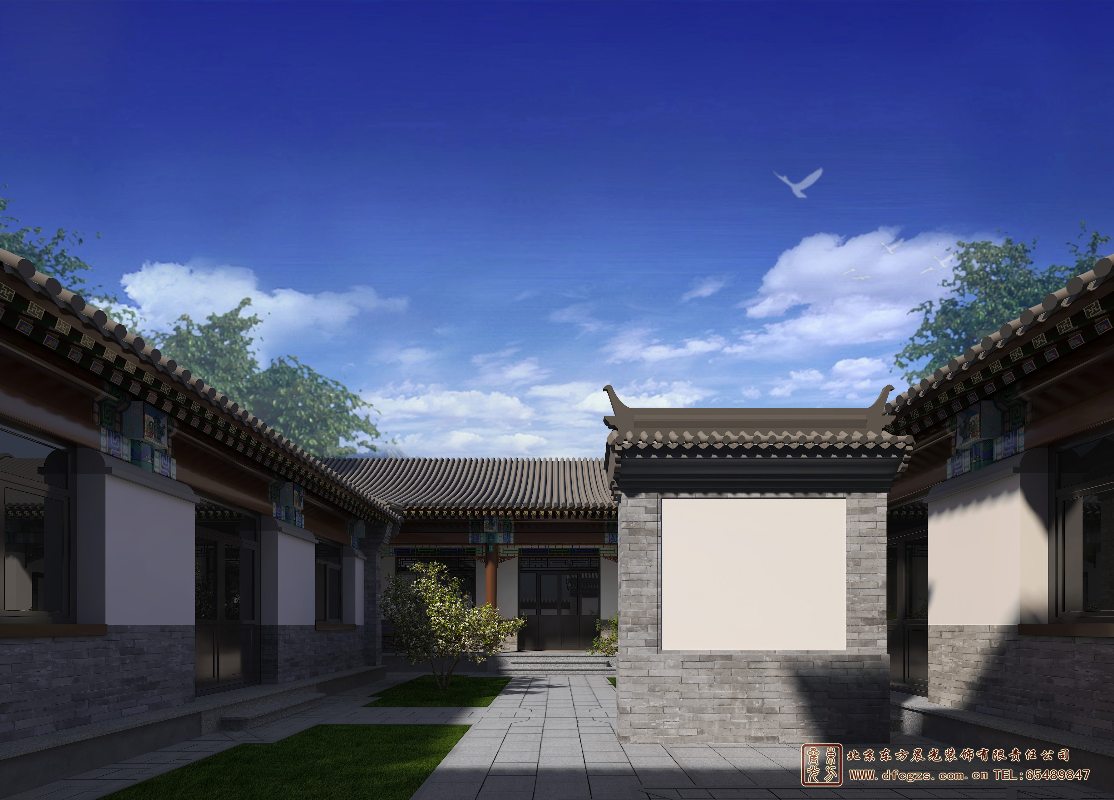 中式传统建筑的代表之一《四合院》