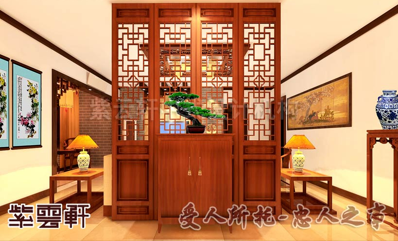 古典中式装修设计-河南濮阳案例生活中的古典美