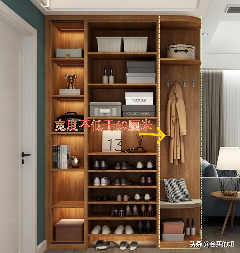 定制鞋柜避坑指南：10个细节设计一定要特别留意