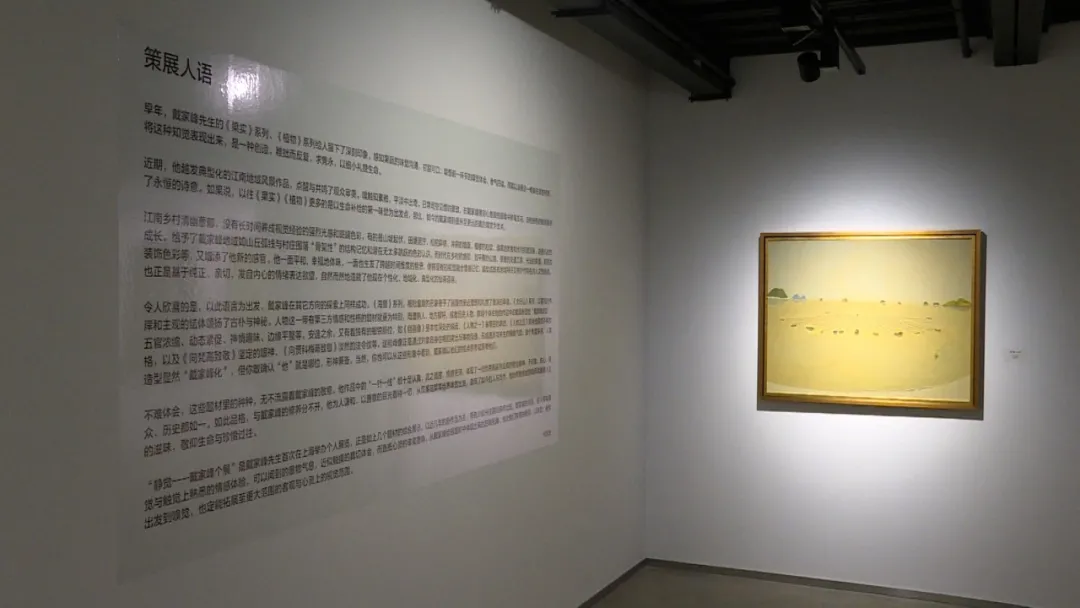 静觉——戴家峰个展”在上海鸿一美术馆举行