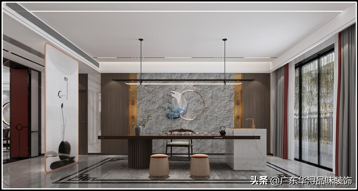 泉州这套260㎡自建房，装修成新中式风格，全屋没有一丝俗气