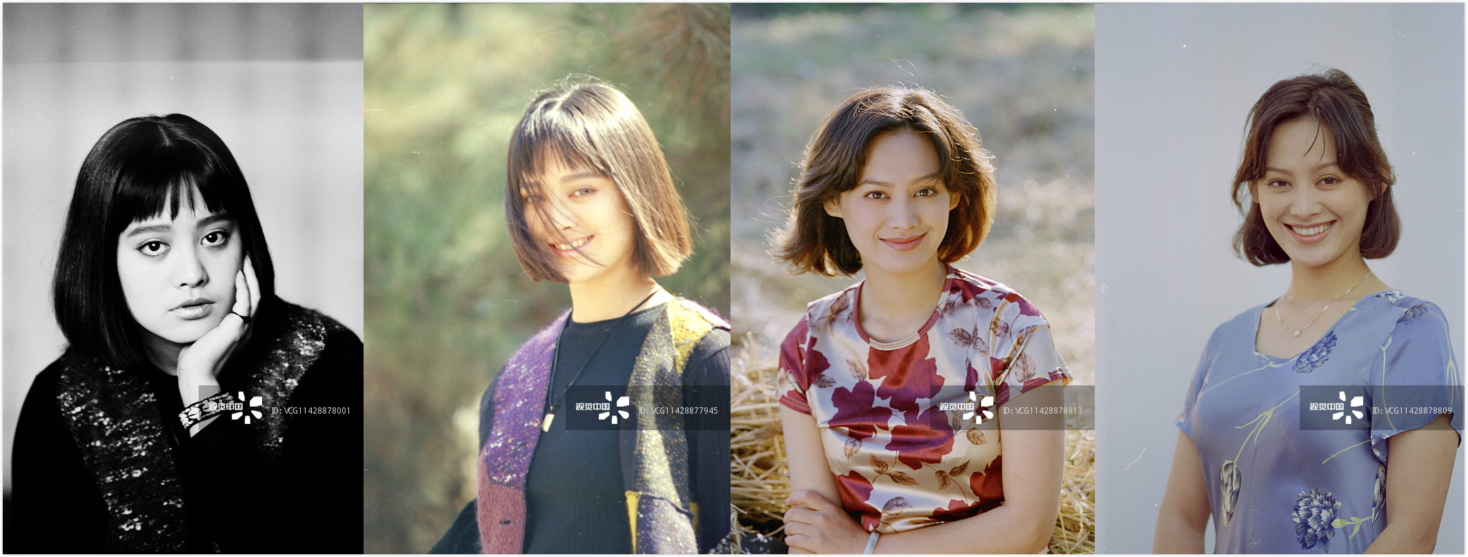 90年代内地影坛的知名女星宋佳,巩俐,陈红,艾丽娅,宁静,蒋雯丽,徐帆