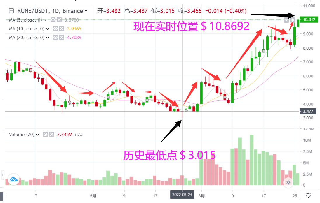 今日神币详解（RUNE）近30日涨幅165.14%，24小时爆发增长20.39%