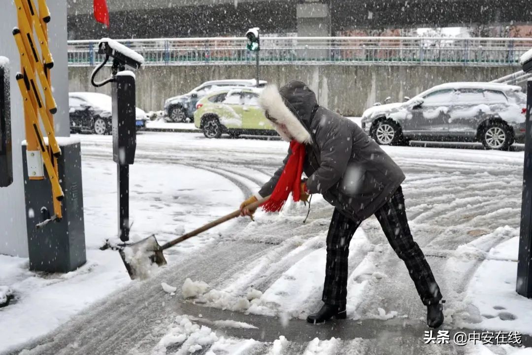 芜湖这场雪 下得太认真