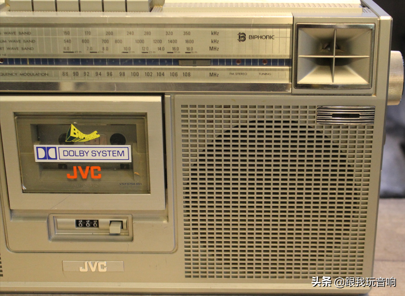 JVC RC-656LB 便携式立体声收录机 (1980年生产)