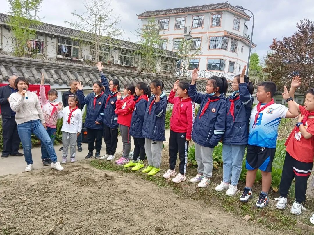 天府新区大林小学开展“春耕节”和“春意VS烟火”劳动实践活动