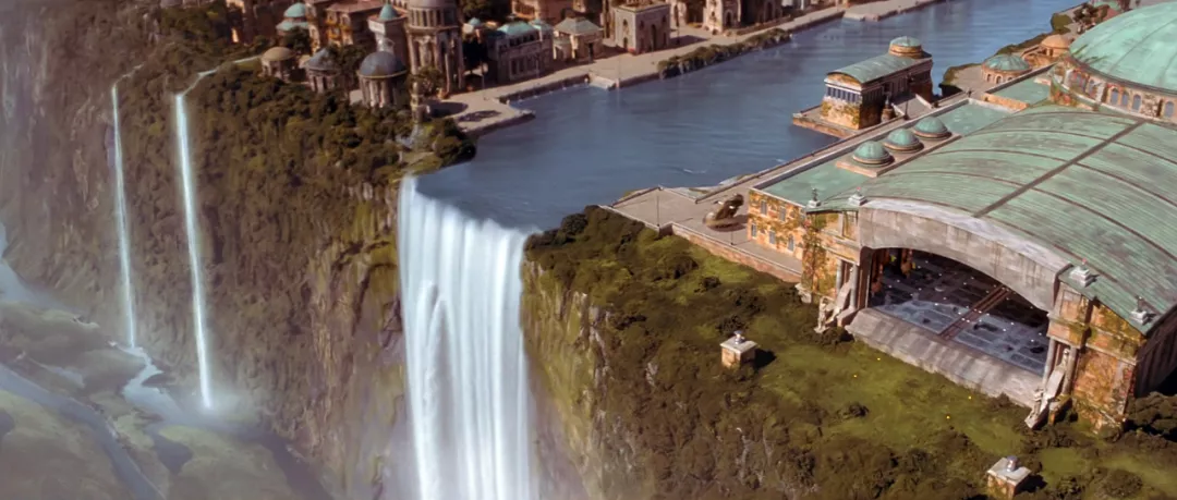 片中纳布星球的宫殿群,其实是精心制作的微缩模型.