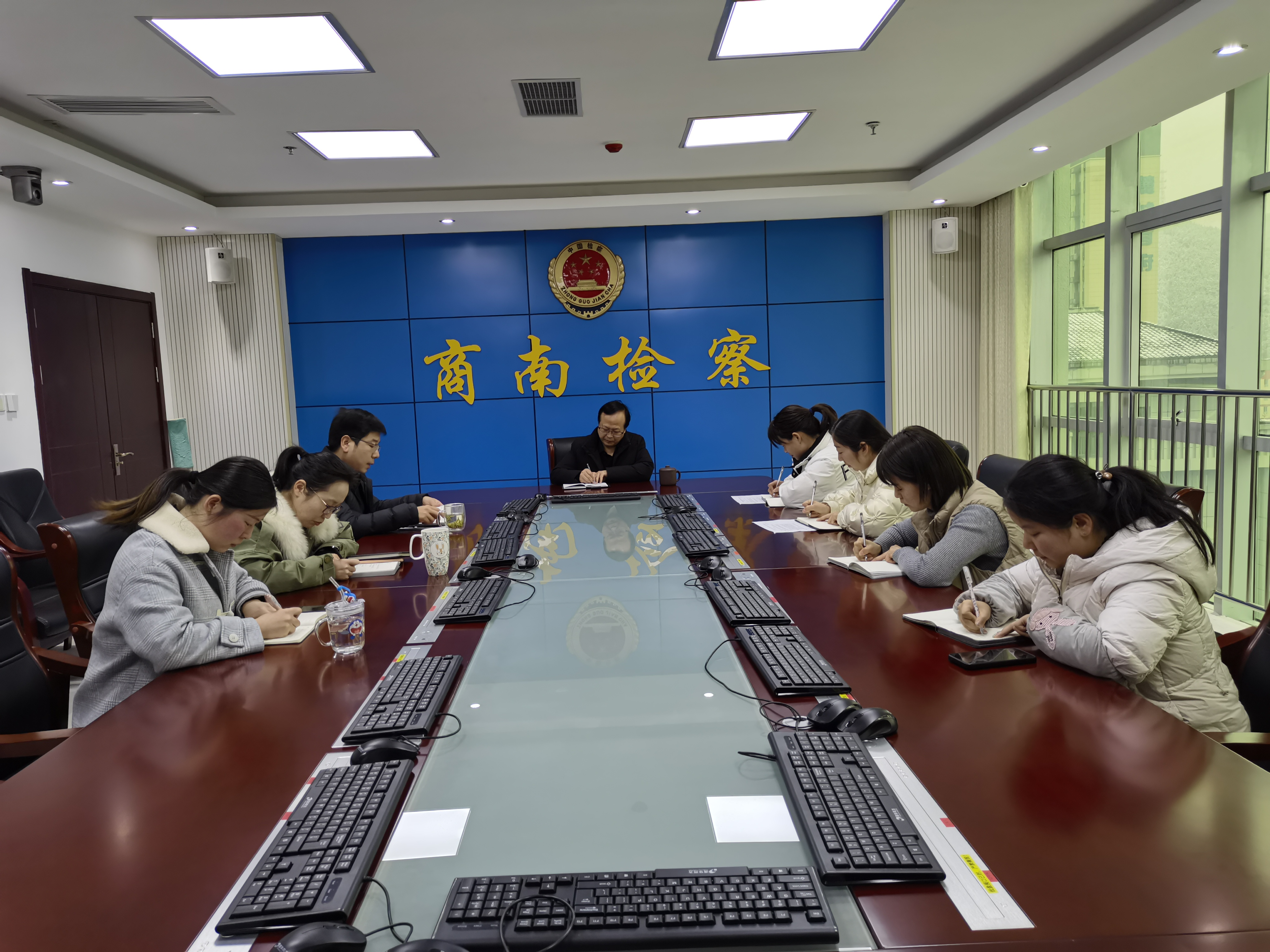 商南县检察院政治部召开2022年工作部署会