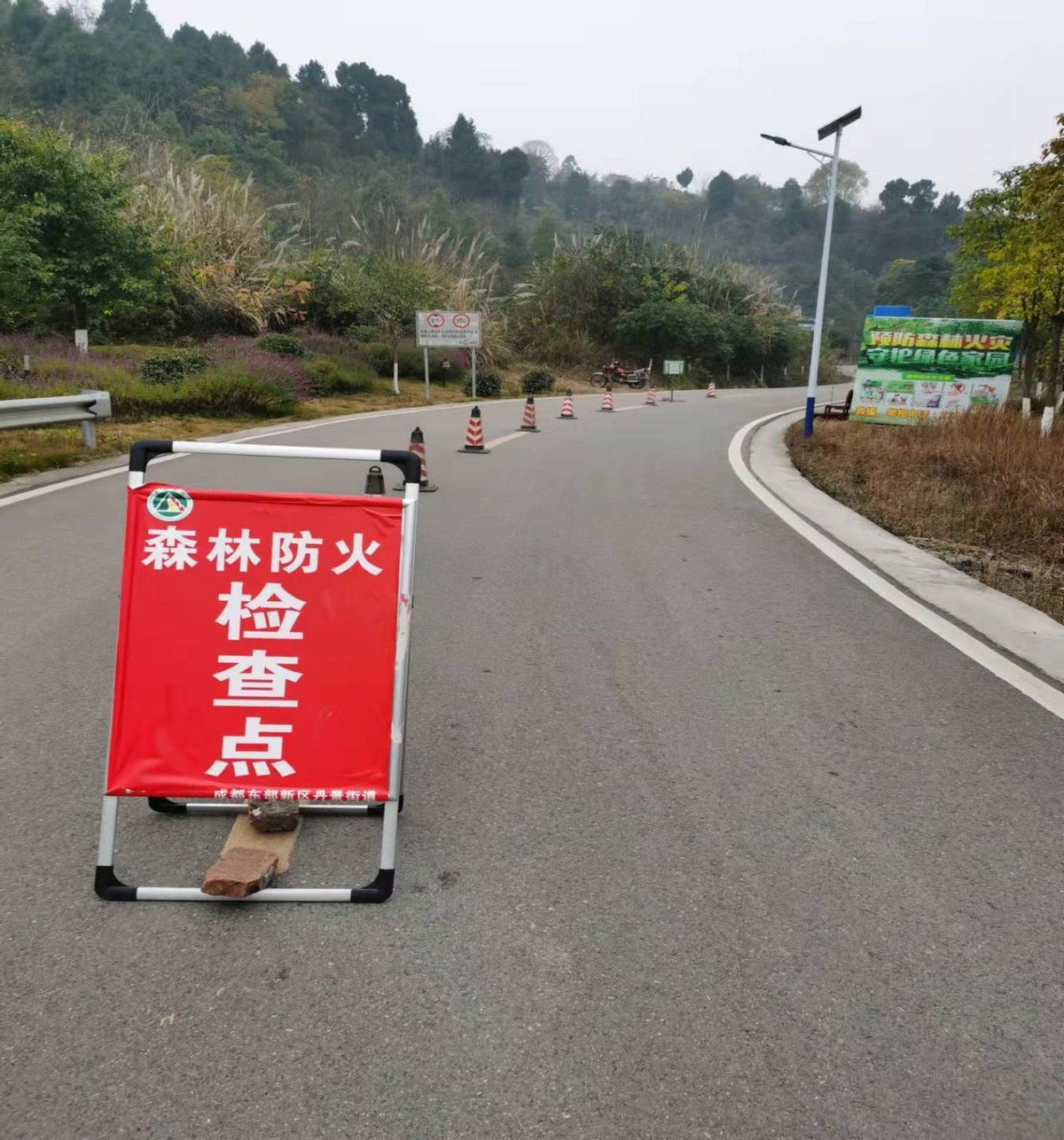 成都东部新区丹景街道全方位筑牢森林防火“安全墙”