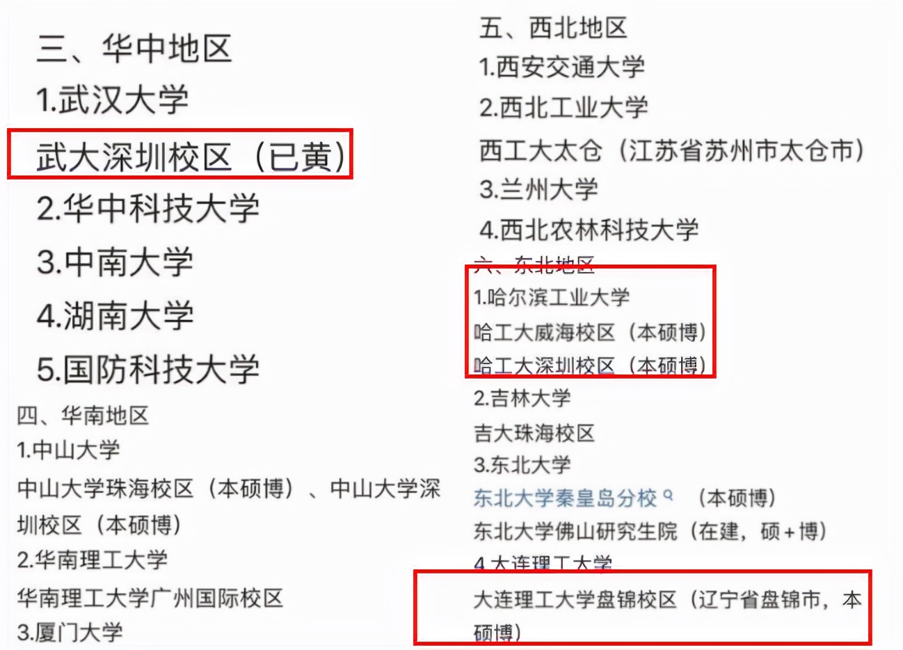 高校异地校区面临“大清洗”，多所985和211赫然在列，考生需注意