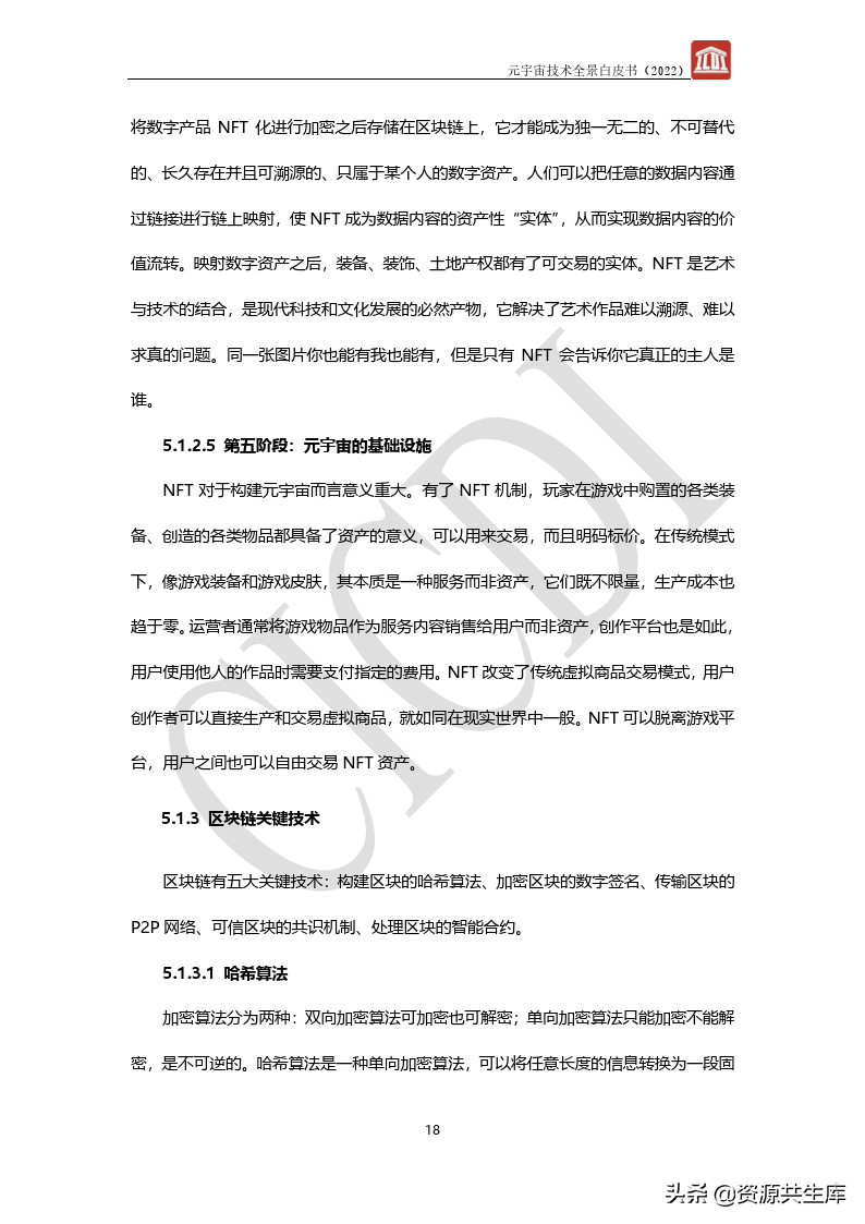 2022年元宇宙全景白皮书（六大新技术）