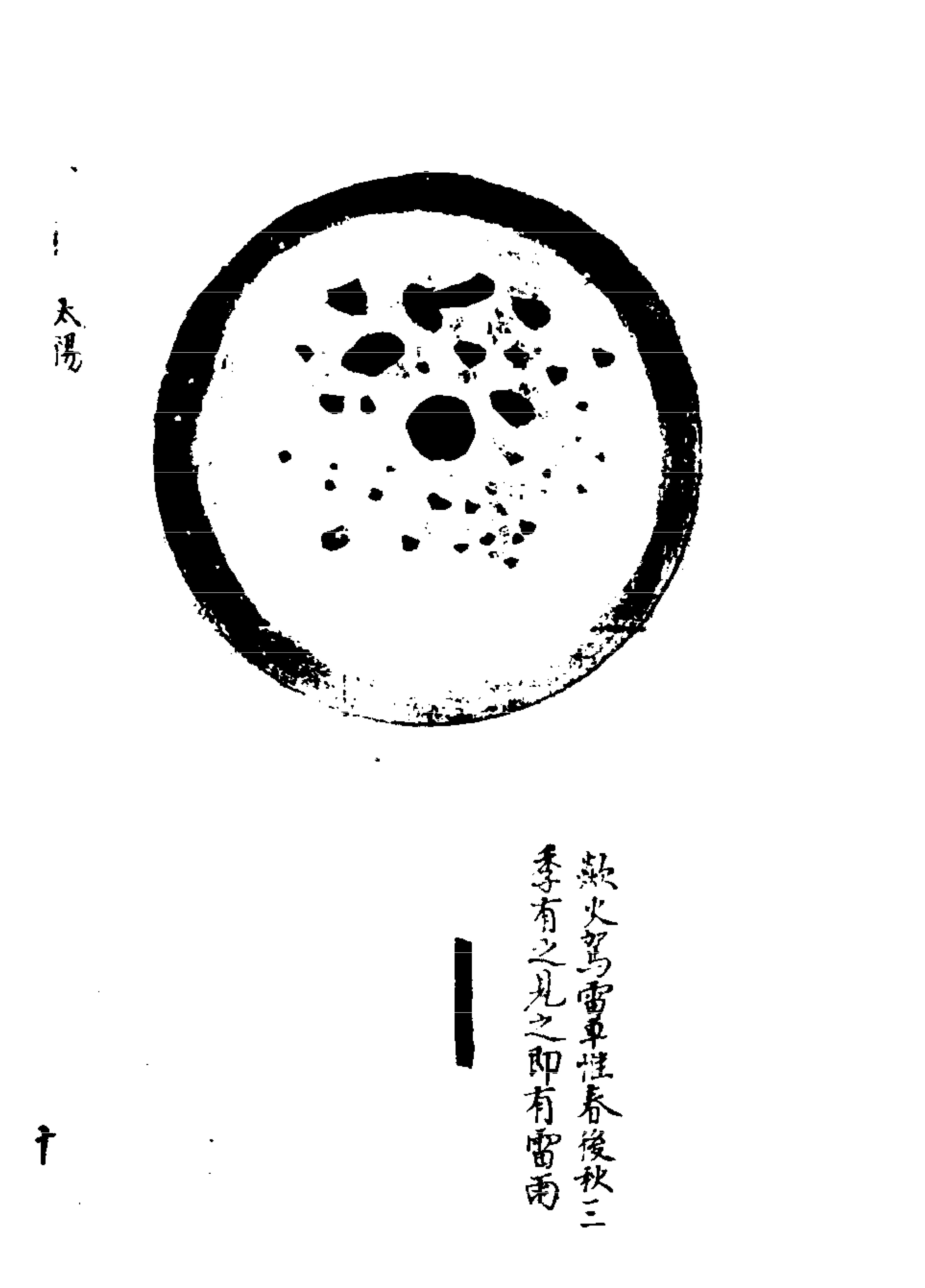 明代《刘伯温 白猿风水雨图》