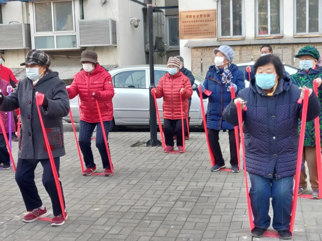 康养活动 | 娘娘庙社区居民一起锻炼 共享养老生活