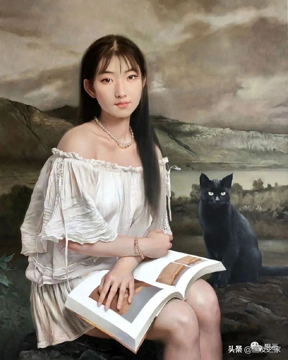 张锦龙油画人物作品欣赏