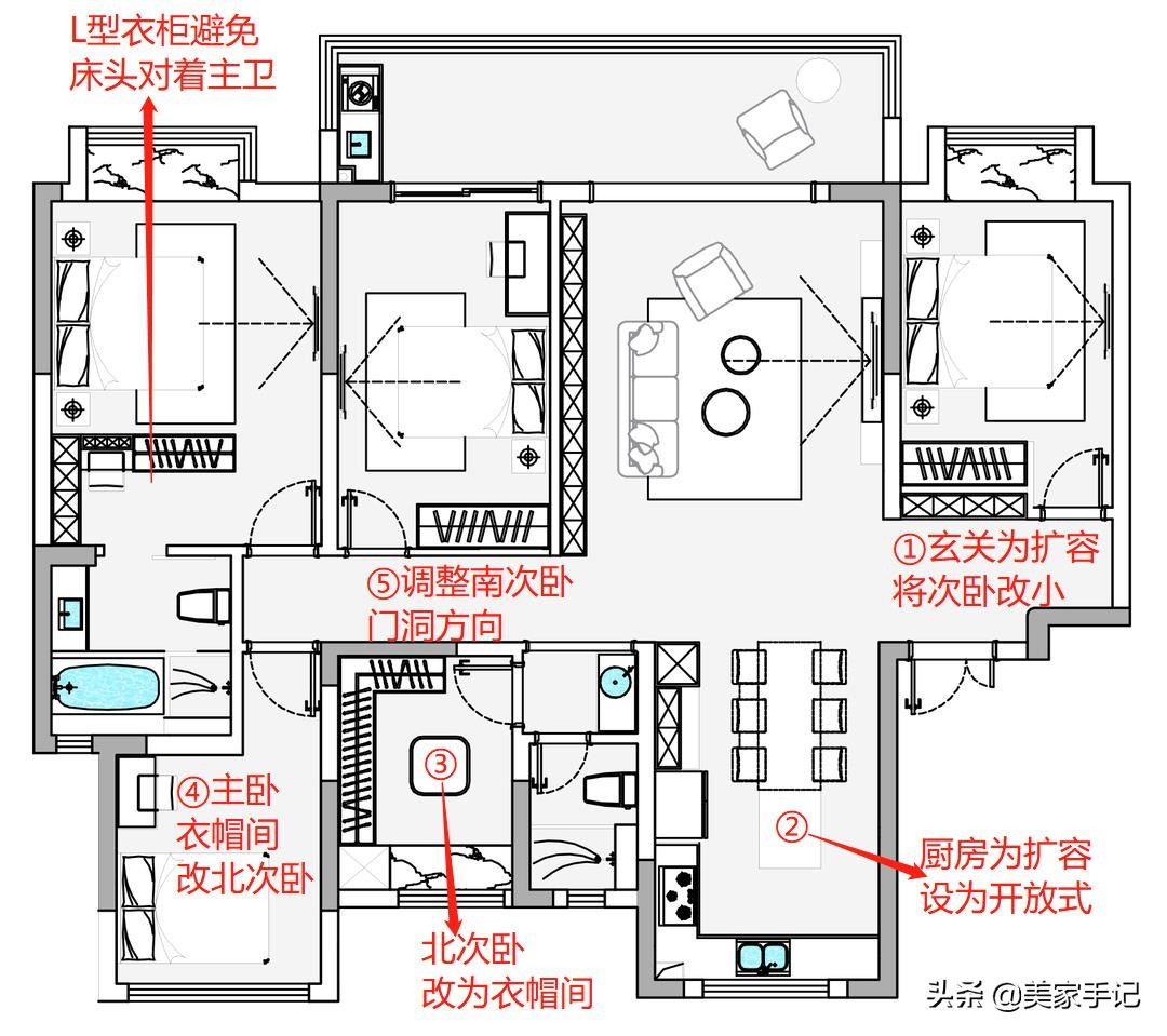 再买房，我一定沙发不靠墙，学她家定制一组柜子，美观实用又大气