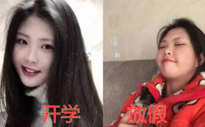大学生返校前后对比照，男生变回“帅弟弟”，女生好似“换颜”