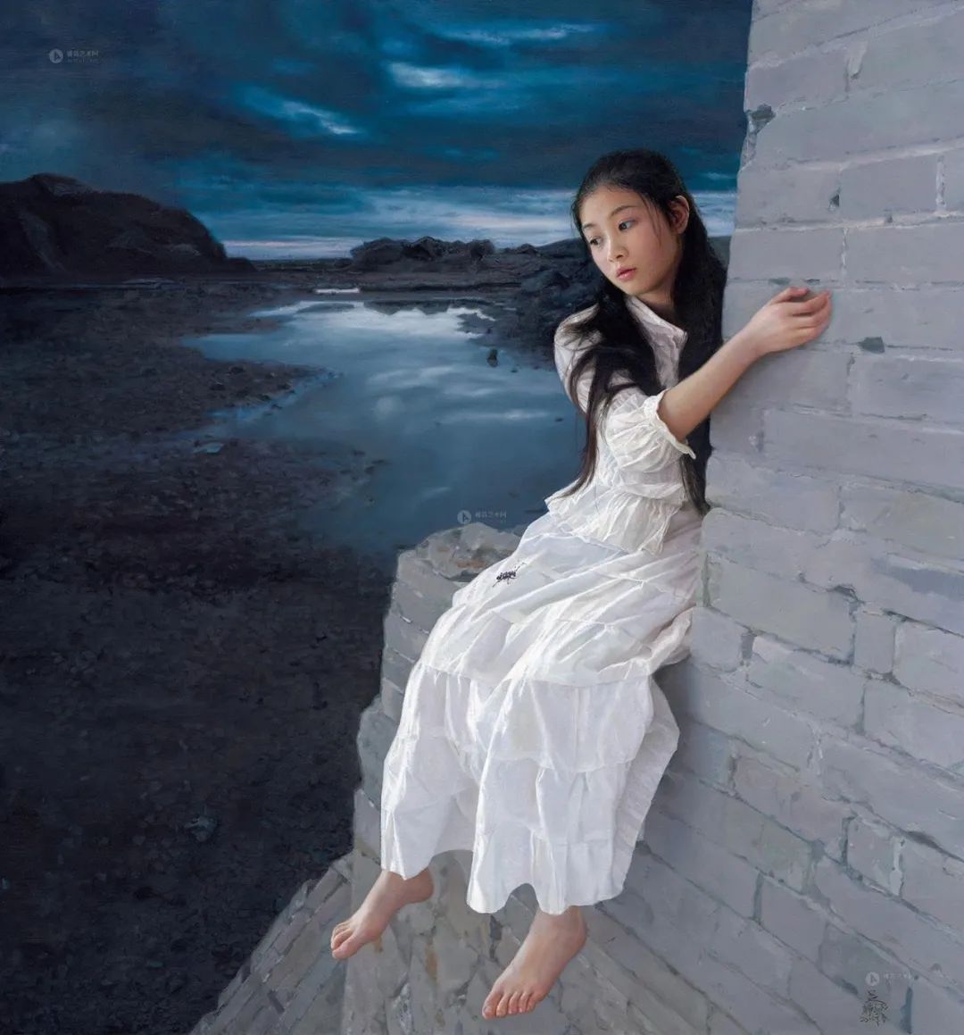 吴静涵笔下的少女，如此清纯