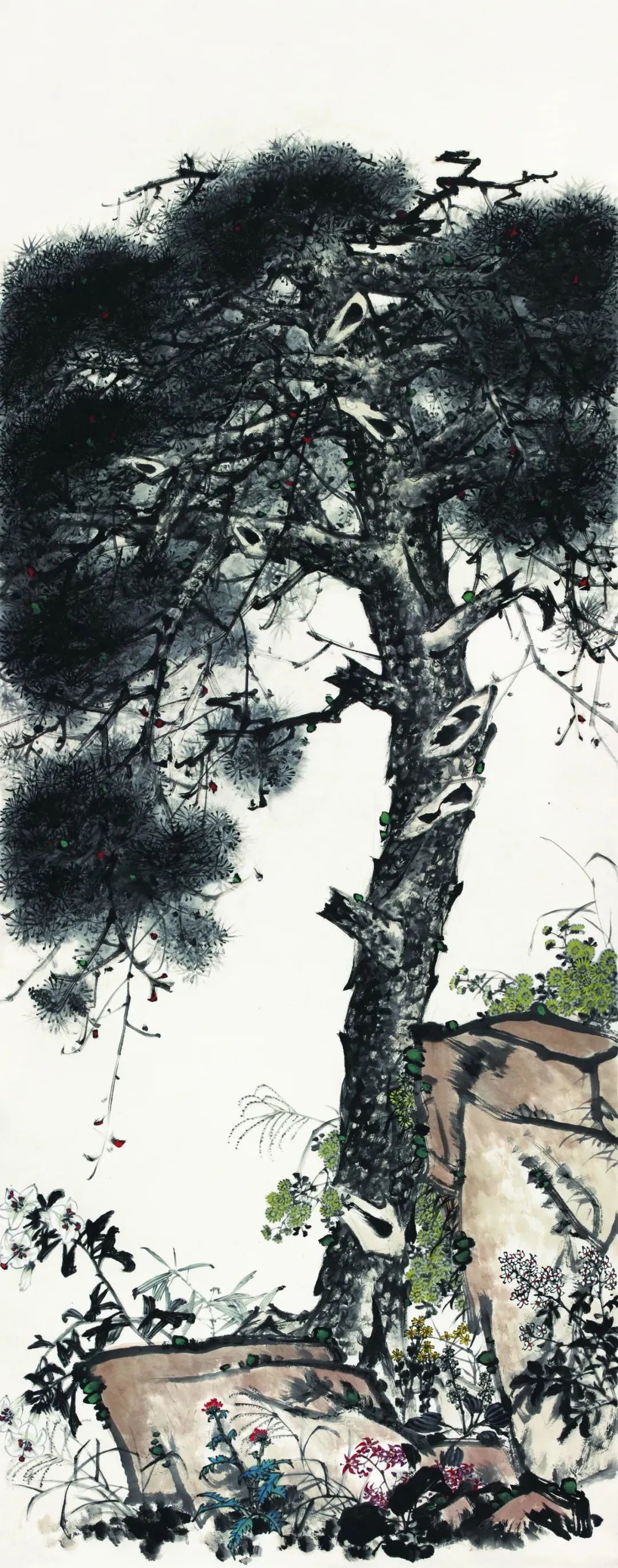 意境清远，笔墨雅洁的花鸟画