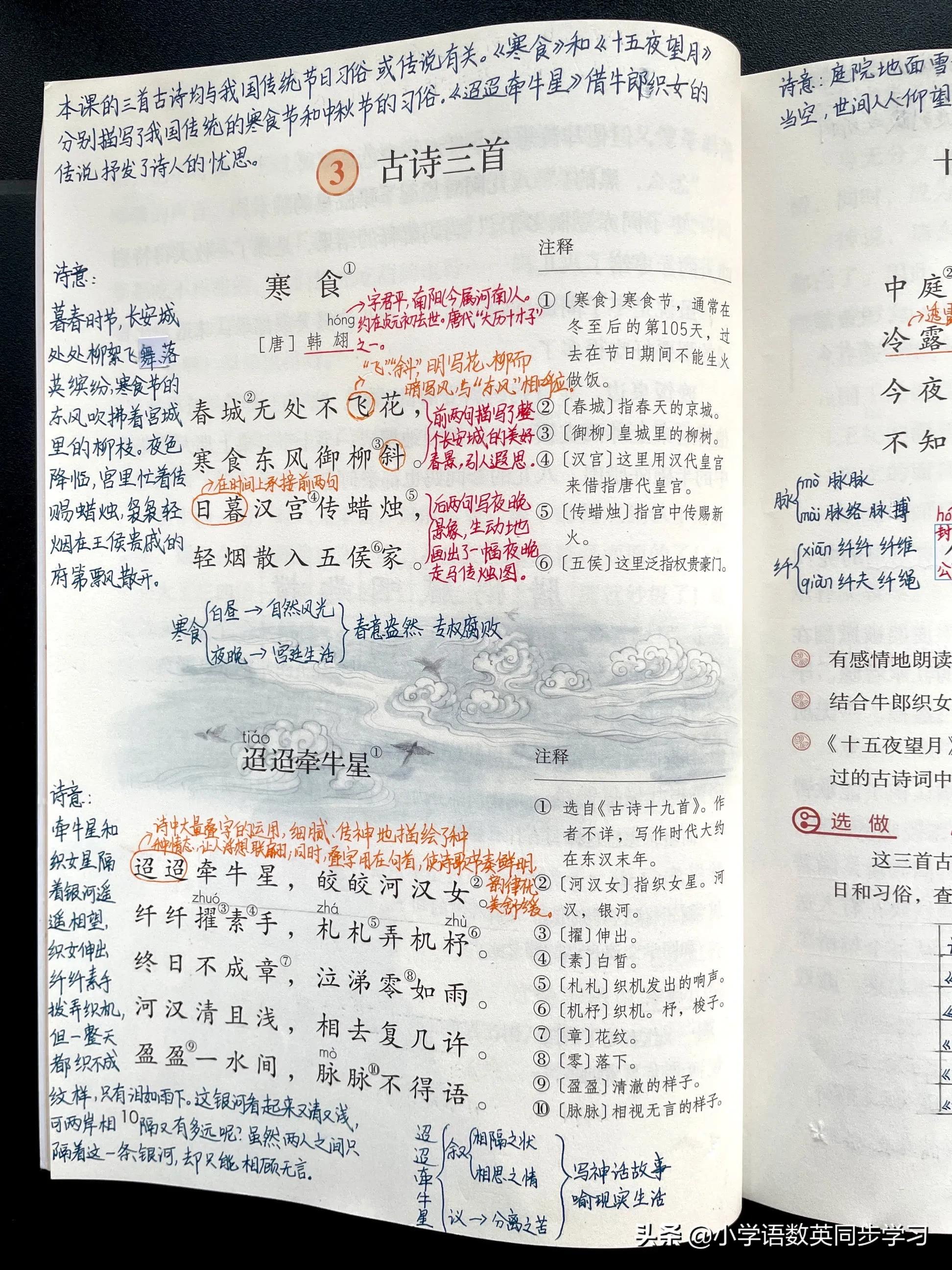 小学语文六年级下册第3课《古诗三首》教师笔记