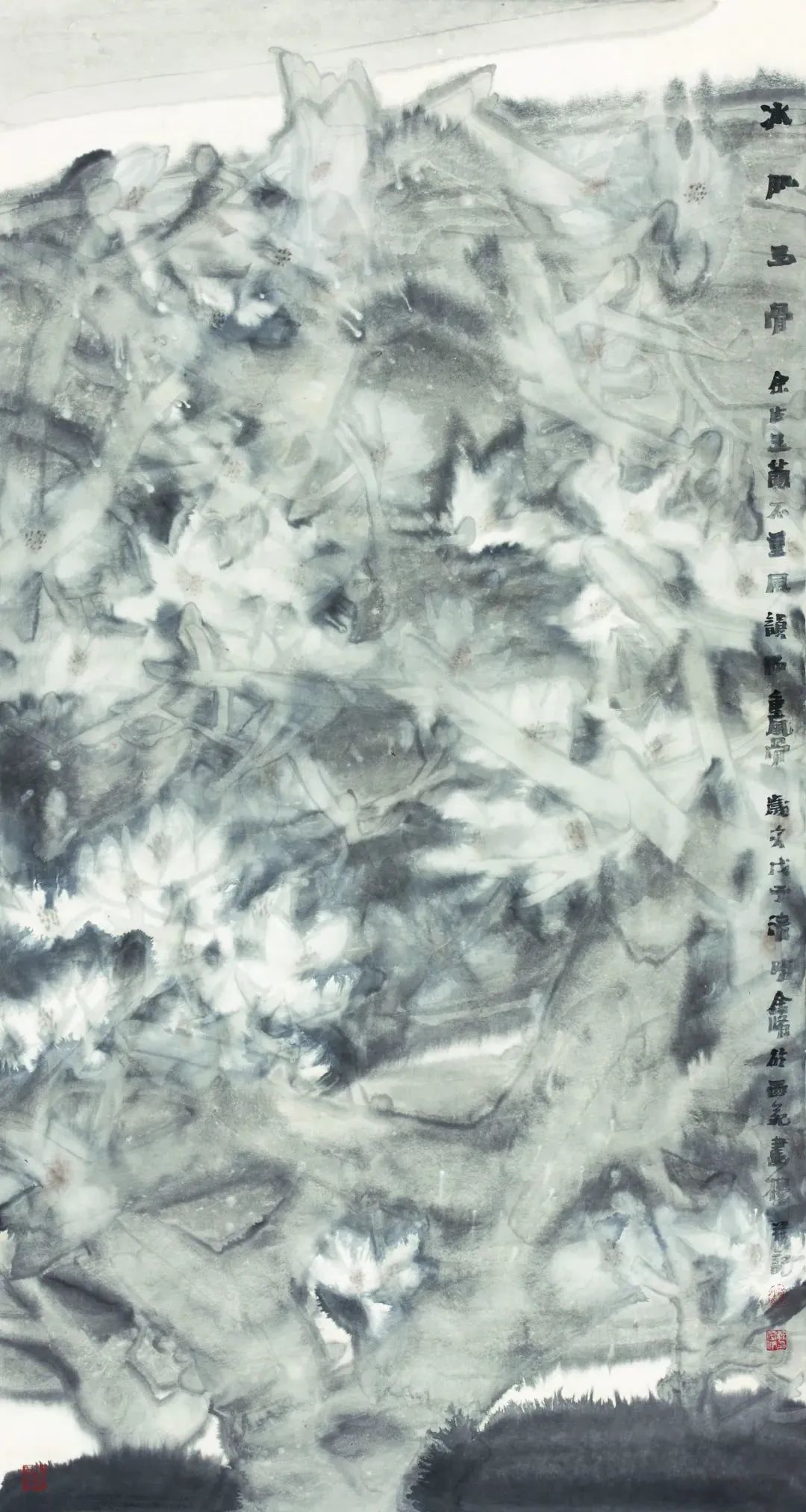 意境清远，笔墨雅洁的花鸟画
