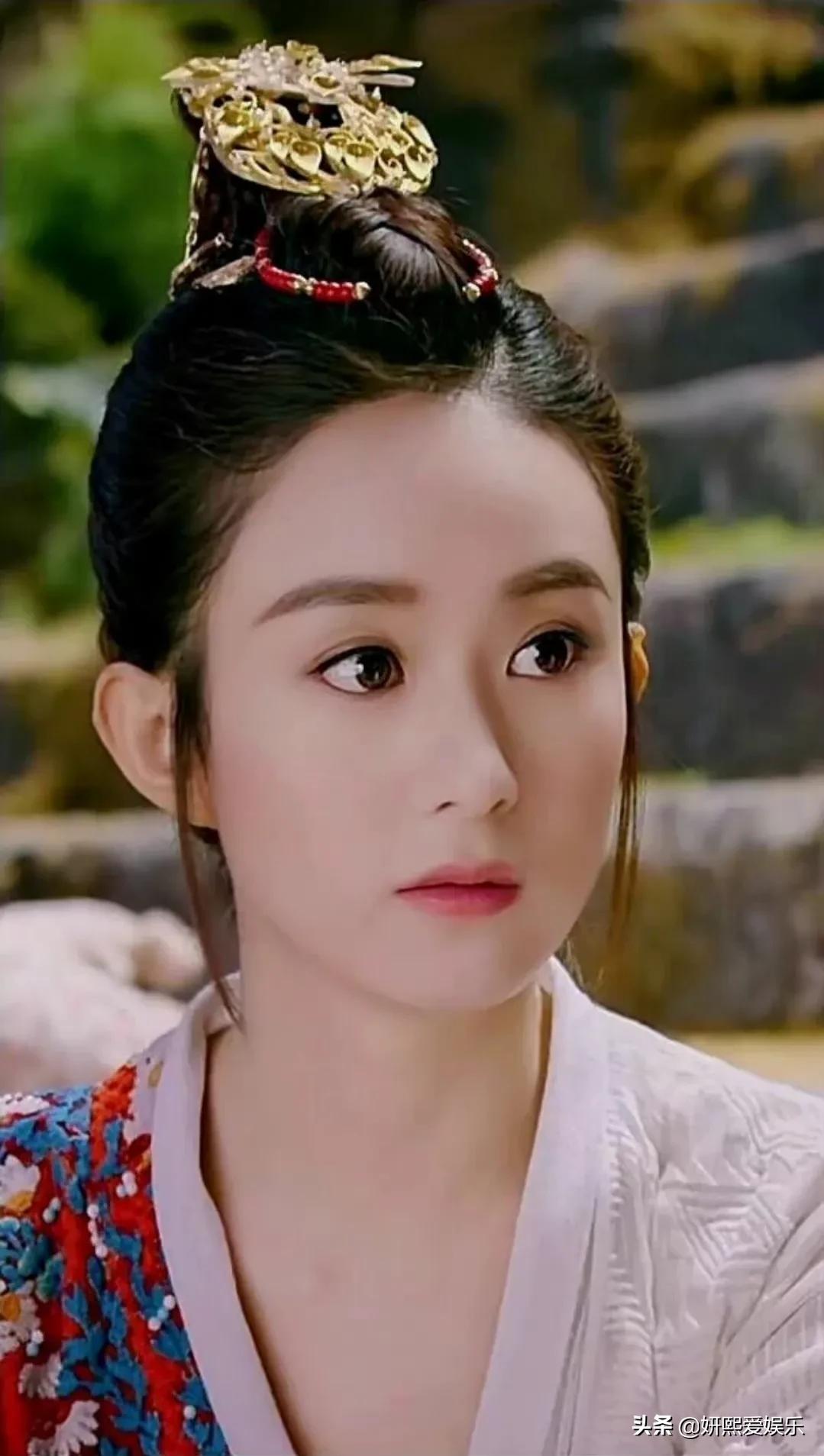 赵丽颖，清纯甜美，俏皮灵动