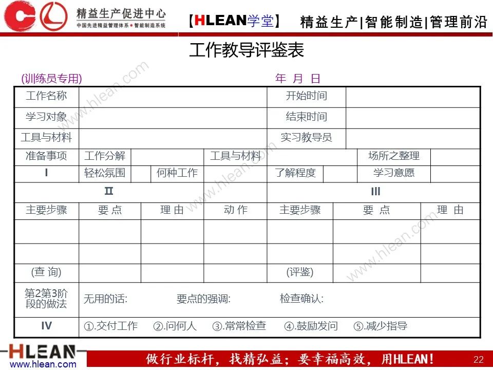 「精益學堂」班組長管理能力提升之生產現場管理（下篇）