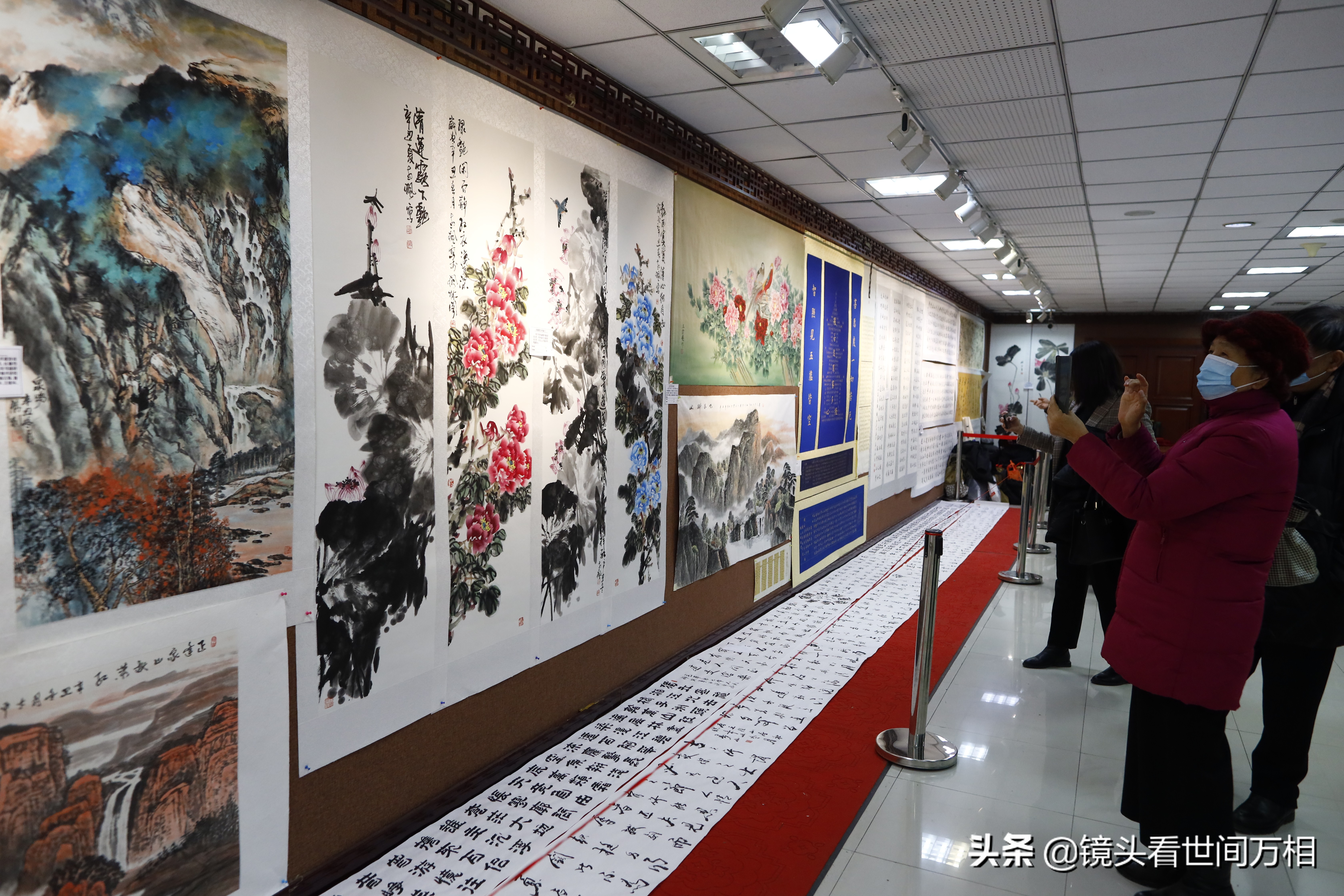 纪念毛泽东诞辰128周年书画展 在长春华联古玩城开幕