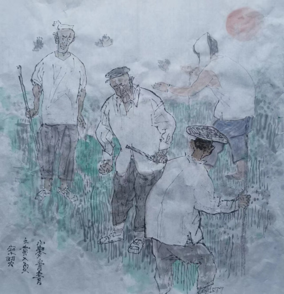 成秉羿近日国画小品