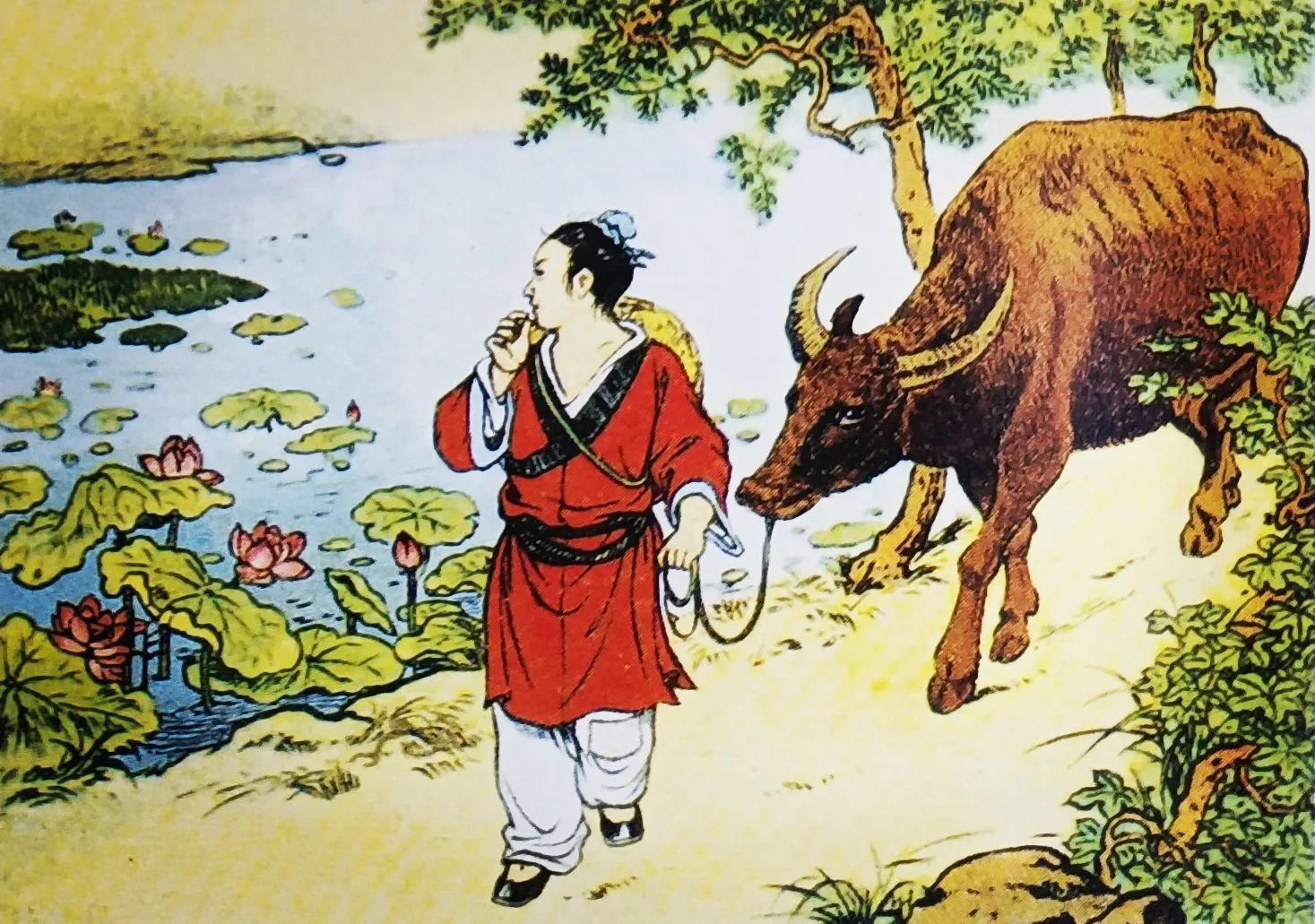 请欣赏连环画故事～《王冕》连载之(一)